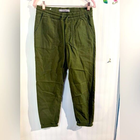 Joe's Jeans Green Cargo Pants Straight Leg Sz S - Picture 1 of 6